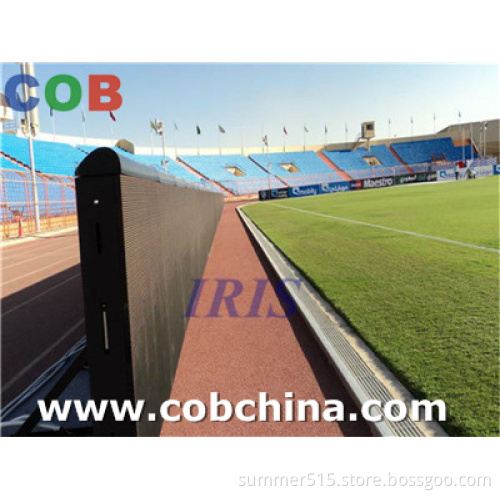 new P10 outdoor waterproof large football stadium perimeter led display screen